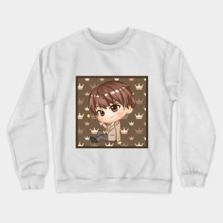 BTS KPOP JIN CUTE CHIBI CHARACTER Crewneck Sweatshirt